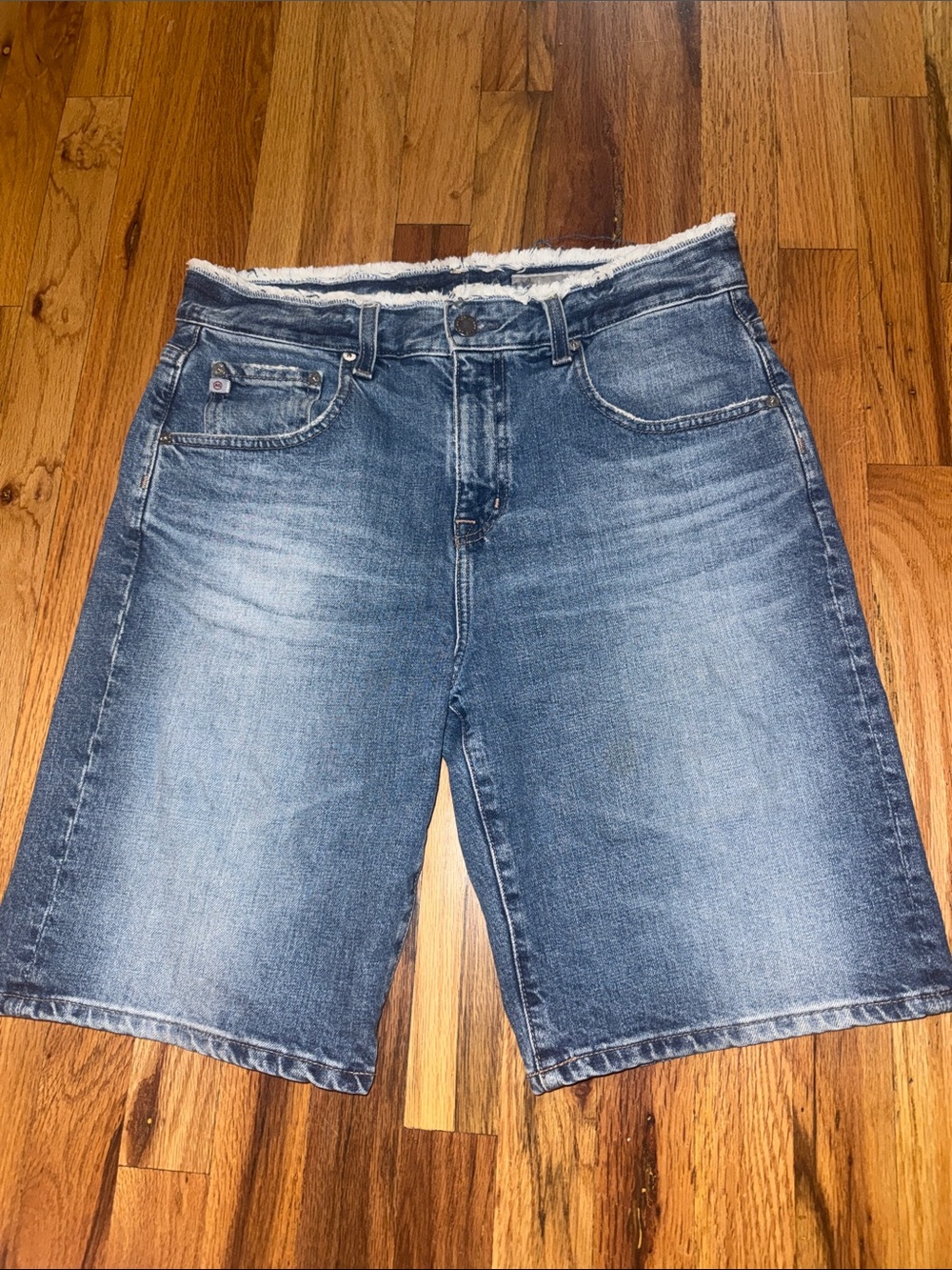 AG Adriano Goldschmied denim jean shorts